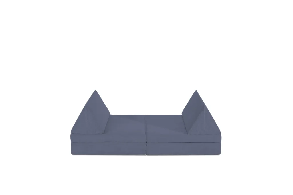 ELVI Spielsofa Cord Blue Moon
